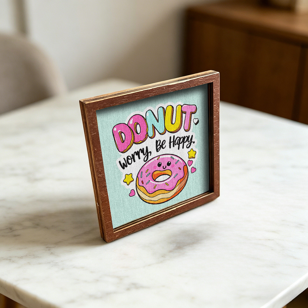 TEMU 1pc Duflinud Adorable Donut Fridge Magnet With & Face - Magnetic Decoration Suitable,, Office, For - Cartoon Donut Decor Gift For,, Housewarming