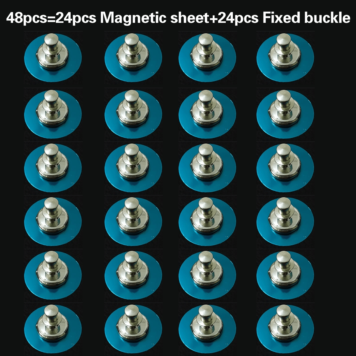 TEMU 48pcs Set Of Magnetic Curtain Clips, Curtain Weight Magnets With Large Pins, Designed To Secure Curtains Or Shower Curtains To The Wall