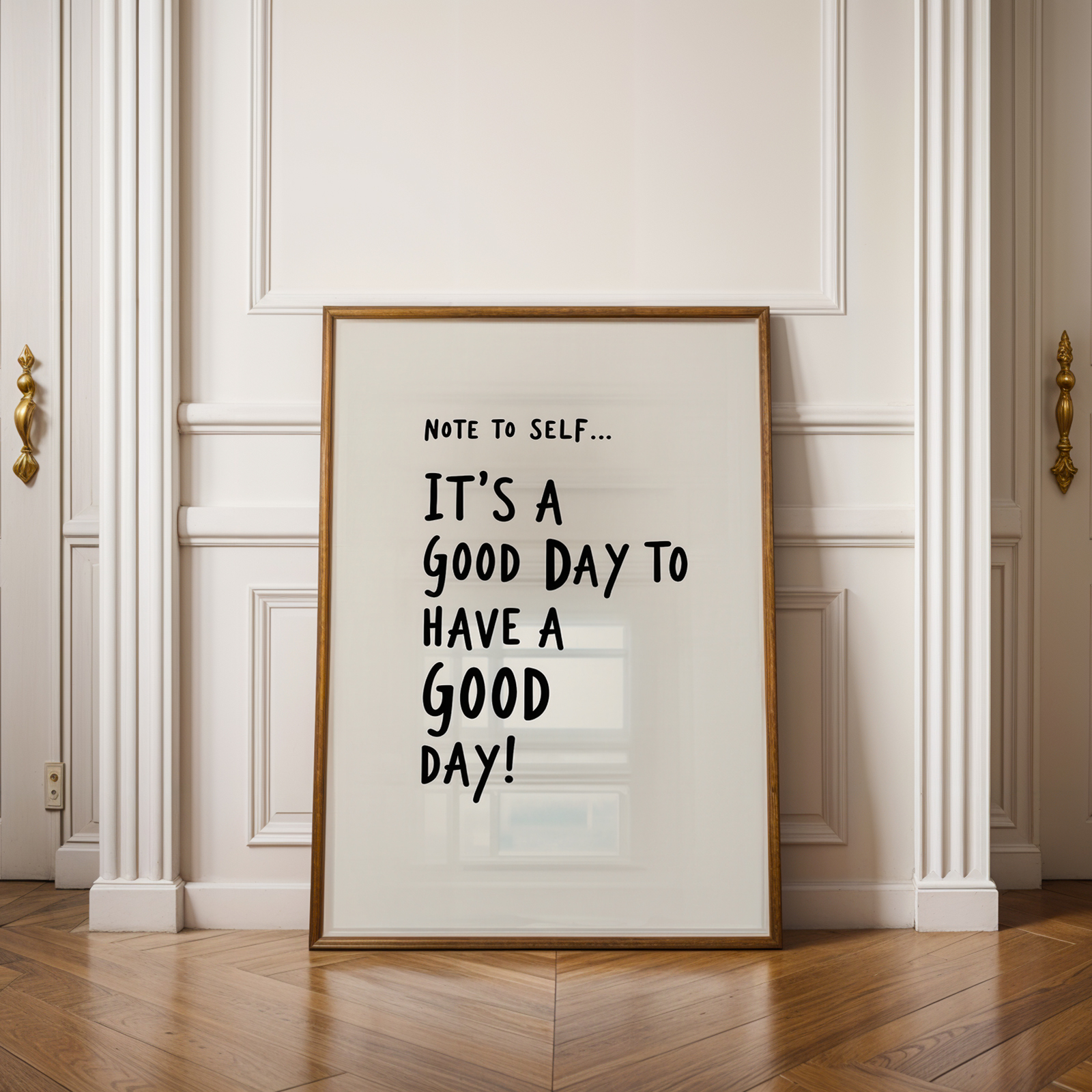 TEMU 1 pz Poster da parete "� una giornata per avere una giornata" - Cartello minimalista in e con affermazione , Citazione e di ispirazione per