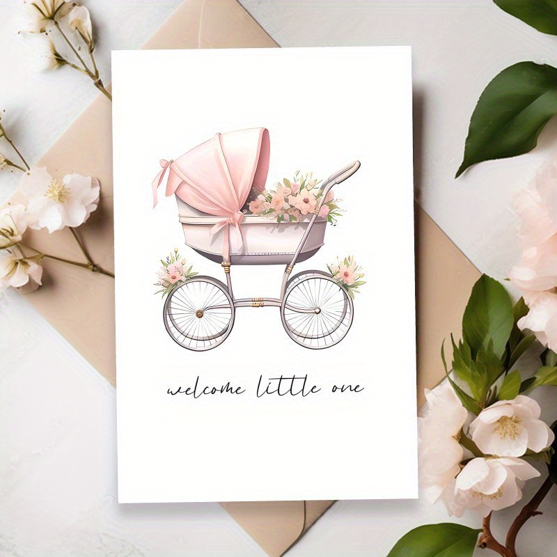 Interesting Baby Shower Greeting Card Gift 1pc Funny New Baby Card Congratulations Newborn Birth, Perfect For Birthday Baby Shower, Ideal Gift For Daughter Granddaughter Niece Sister