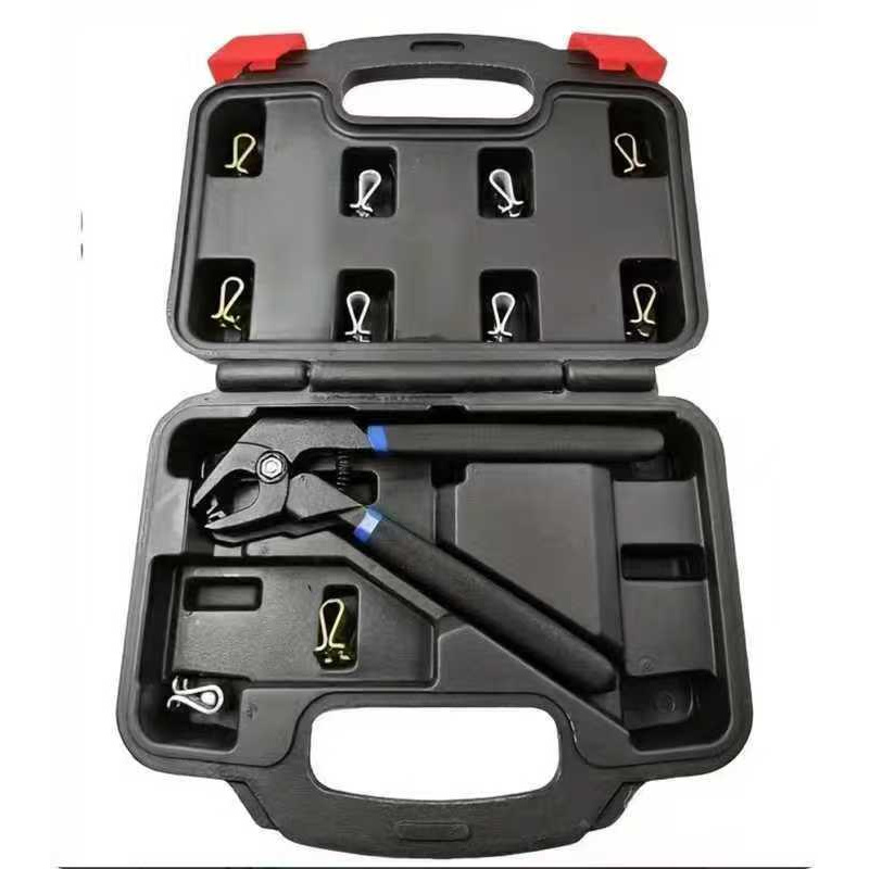 E-shop Auto-Karosserie-Dellen-Reparaturzangen mit 10 Universal-Stahlklemmen, Öffnungsbereich 0-5mm, Schnelle und Einfache Reparatur für Blechklebungs-