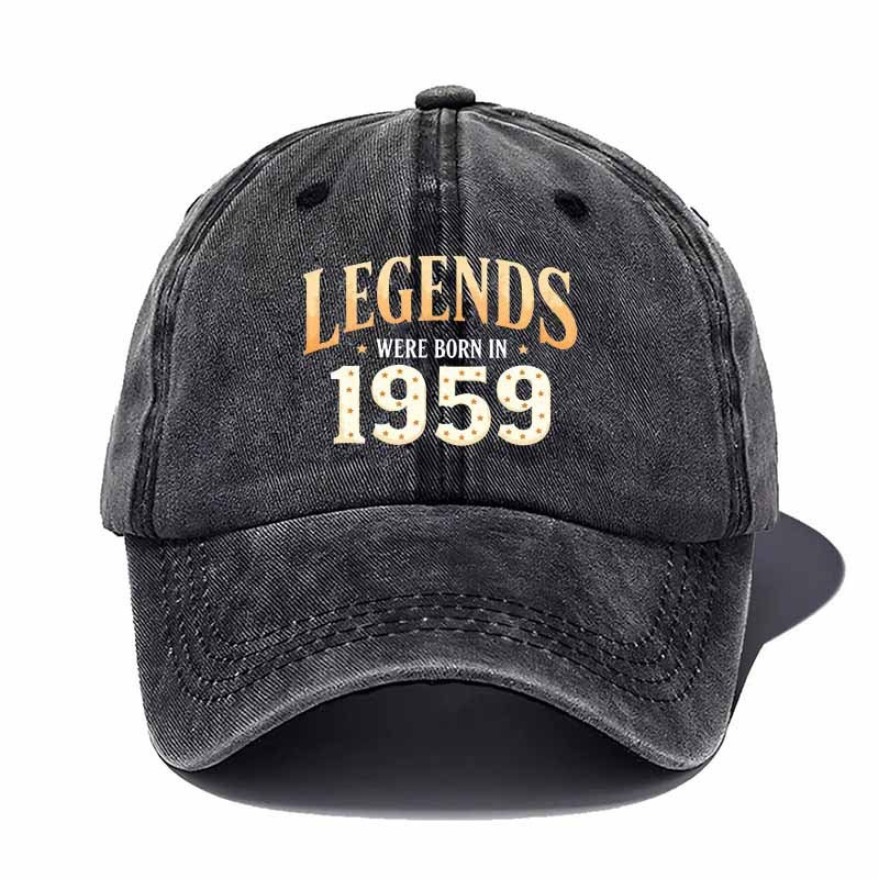 E-shop Vintage 1959 Baseballcap - Retro Sportliche Textil-Casual-Mütze, ideal für Lehrertag, Schulbeginn, Abschluss - Ikone, Handwaschbar, Bequeme
