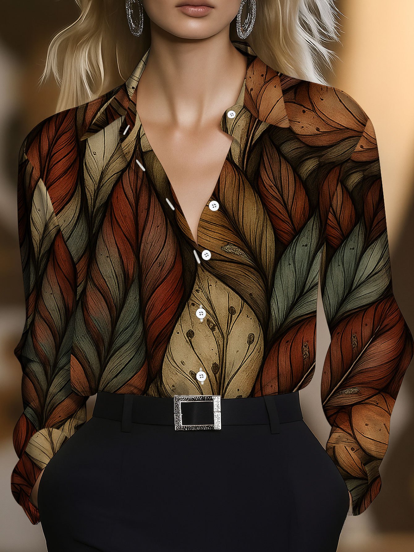 New Style Floral Mesh Long Sleeve T Shirt Women Fashionable