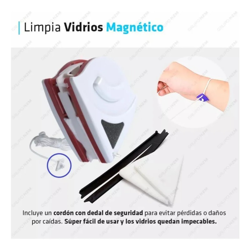 limpiador magnético de vidrio     cara para porcelana Detalles del producto 6