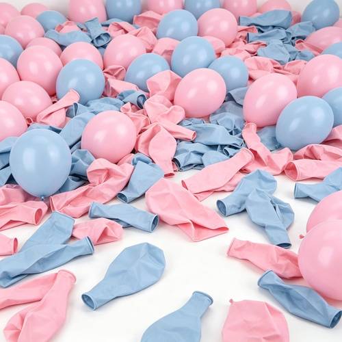 27-teiliges ballon-set in rosa blau – 10 zoll rosa-blaue latexballons, für geschlechtsenthüllungs-partys, babypartys, geburtstage jubiläumsfeiern für jungen oder mädchen; ideal für ballonbögen, kulissen, fotobereiche partydekorationen im innen-/außenbereich, um eine süße festliche