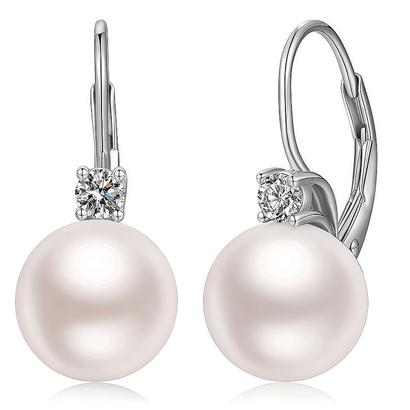 Image of Elegant And Minimalist Zirconia Inlaid Hoop Earrings For Women, Suitable For Parties, Weddings, Daily Commutes, And Anniversary Gifts, Showcasing A Style In Jewelry