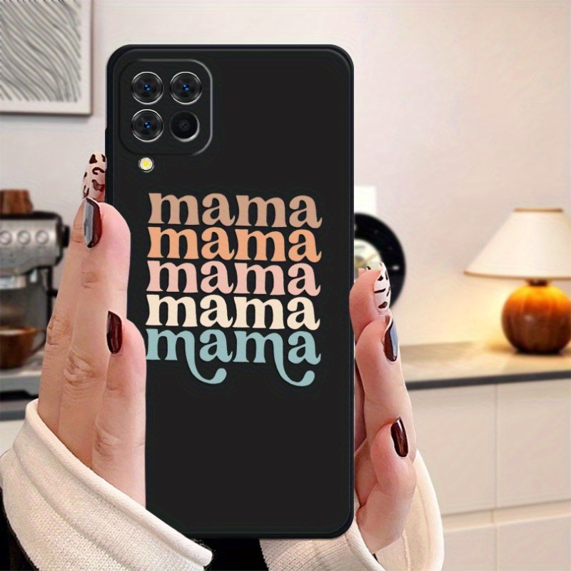 fashionable phone   featuring a letter from mom compatible with   samsung galaxy models including a36 a25 a16 and more