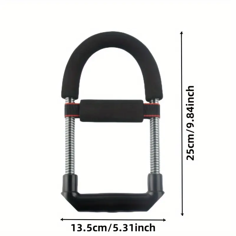1pc adjustable anti skid wrist strength device ergonomic arm grip trainer with for forearm upper body workouts durable non slip fitness equipment for home gym strength training black Product details 4