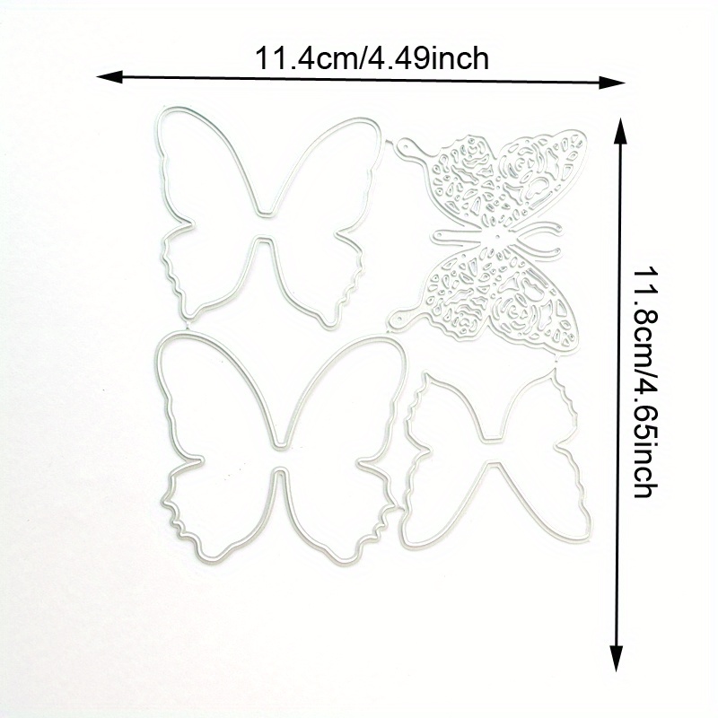 TEMU Metal Cutting Dies - Carbon Steel Crafting Dies With Elegant Shapes, Compatible With Die-cutting Machines (e.g. , Silhouette) - Scrapbooking,