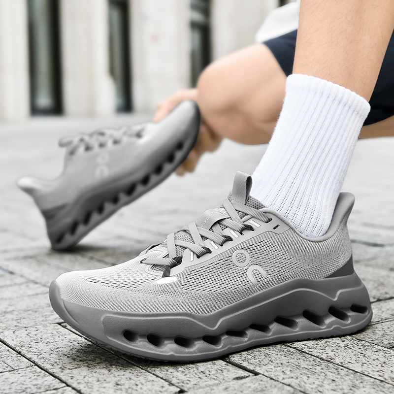 Lightweight Breathable Low-Top Casual Thick-Sole Sneakers, Men'S Versatile Fashion Cushioning Running Shoes Athletic Trendy Shoes