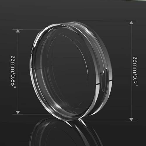 25 buc. 21-45mm capsule transparente pentru , cutii rotunde transparente din plastic pentru , accesorii pentru colecționarea lor