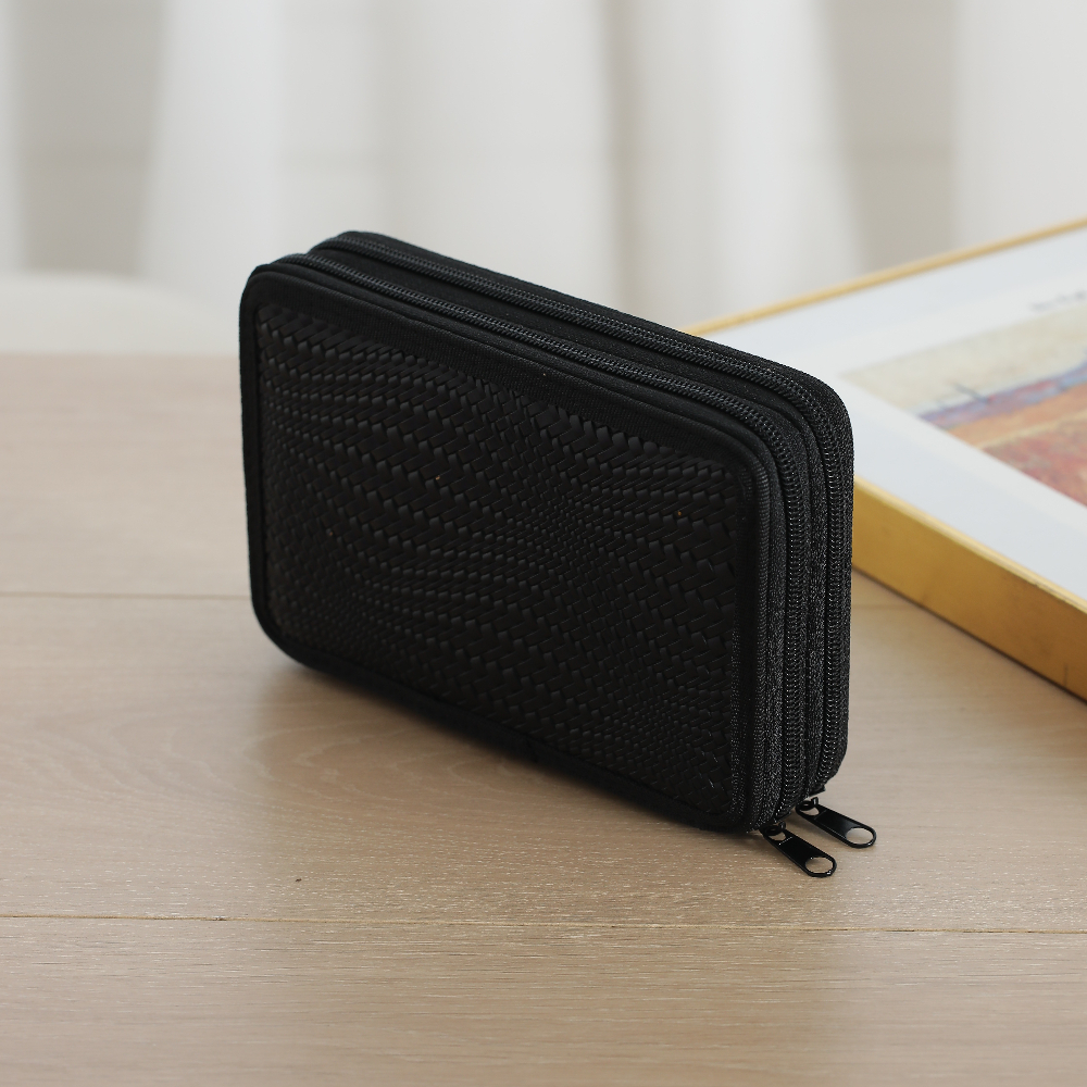 Image of 1pc Large Capacity Multifunctional Student Pencil Case, High Aesthetic Stationery Box, Pencil Organizer Bag, Stationery Organizer Box, Easy And Fashionable