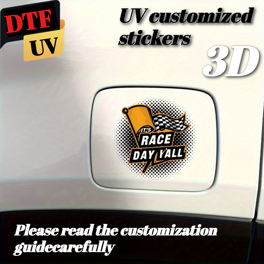TEMU [custom] 1pc Transparent Wall Decoration Transfer Sticker, Options, Personalized Logo Or Large Decorative Crystal Sticker, Suitable For Shop,