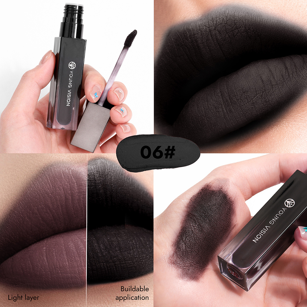 4 kom./6 kom. Gotički Cosplay Makeup Set - Višebojne Sjenke za Oči, Eyeliner Stamp, Puder, Crni Ruž i Glitter za zabave, Noć vještica, Cosplay izgled