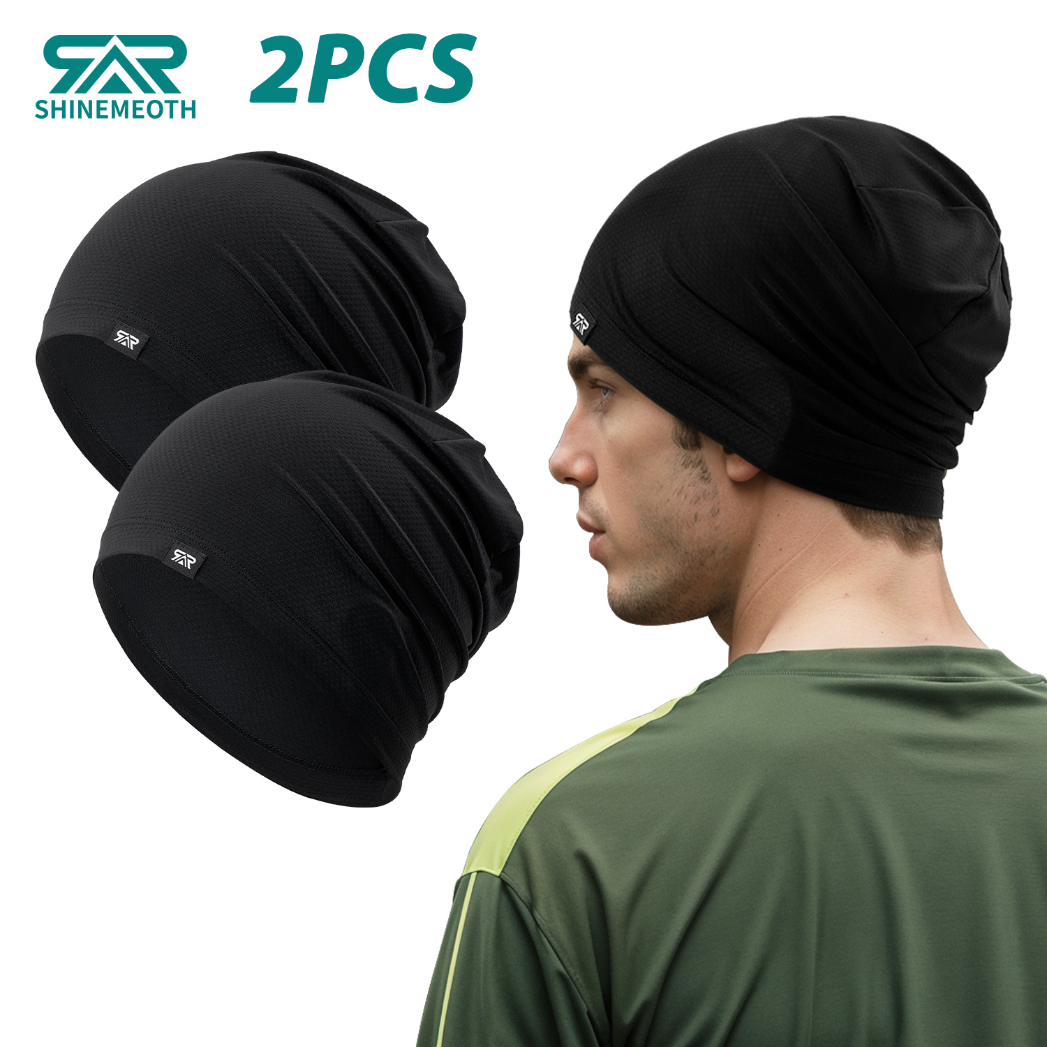 

Shinemeoth 2/4 Pack Polyester Spandex Beanie - Lightweight Knit Skull Cap For , Ideal For Birthday & Sports, Hand Washable