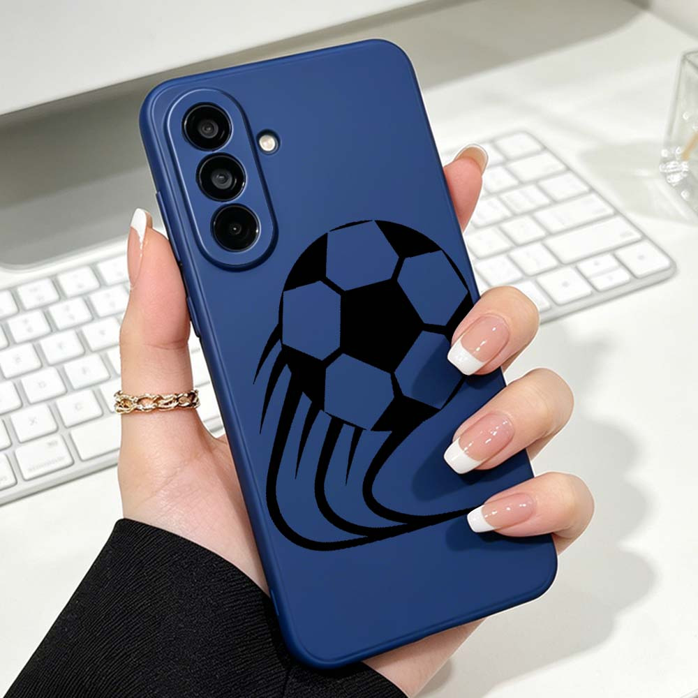 TEMU Phone Case: 1 Cool Soccer Ball Style Soft Phone Case For Galaxy A72 A71 A56 A55 A54 A53 A52s A51 A50s A42 A41 A40 A36 A35 A34 A32 A31 A30s A25