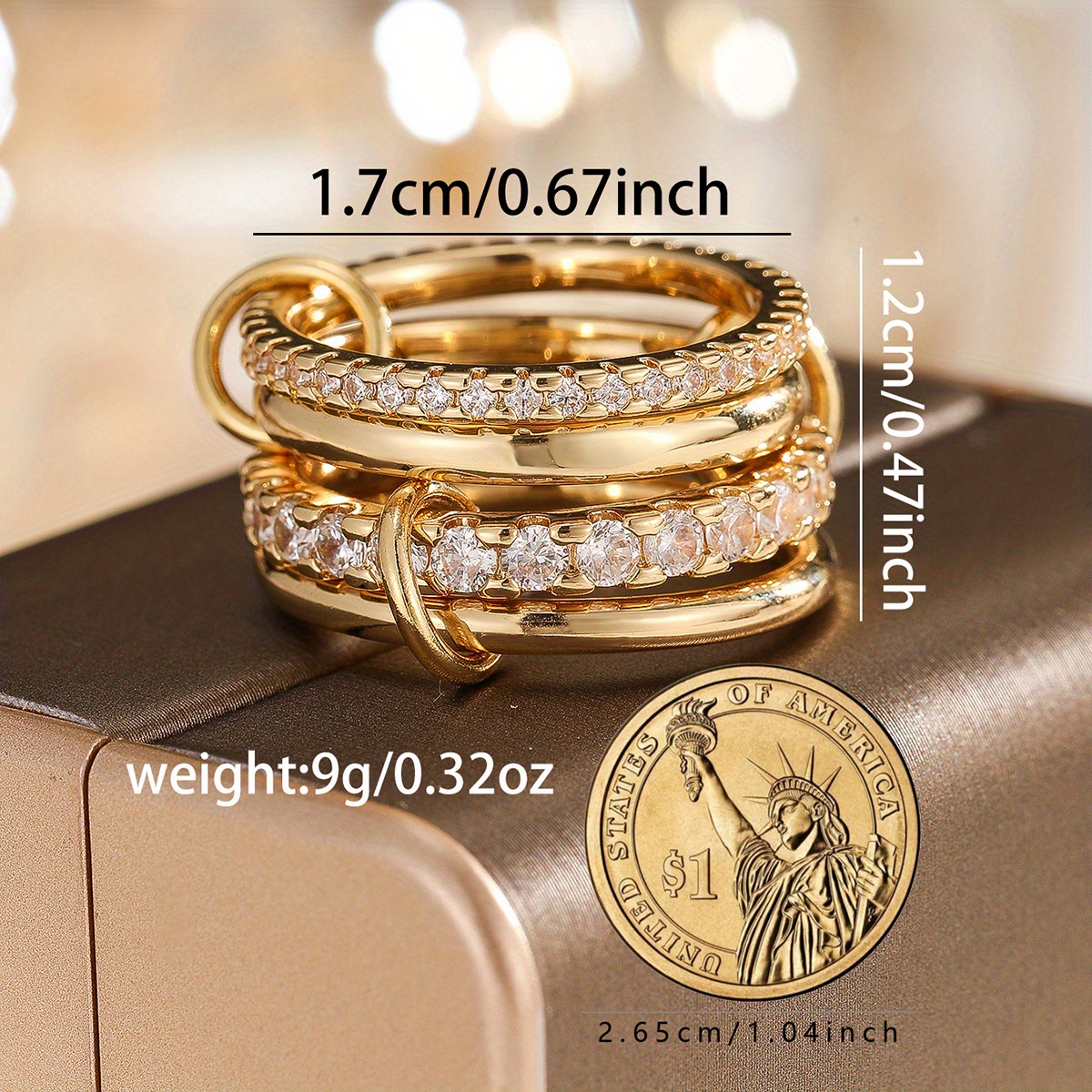 Four Rings High-End Banquet Gift for Friends