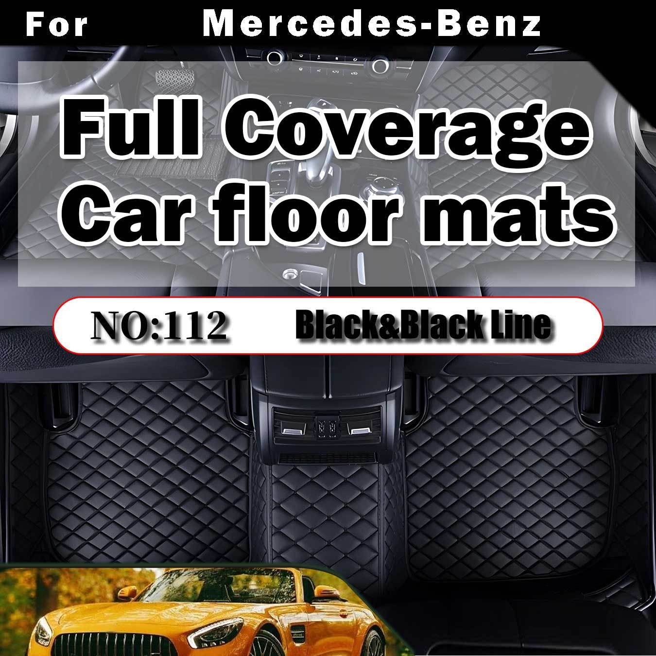 TEMU Complete Set Of Car Floor Mats For For Mercedes-benz Models Including Smart, , , , , , , , , Cls, , Slc, , Glc, S63l, , Ml, Sls, , , Slk, Clk,
