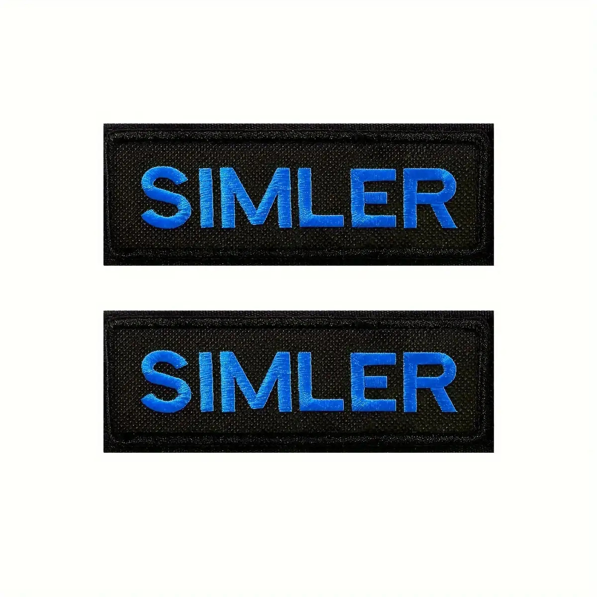 TEMU [custom] 2pcs Custom Embroidered Name Patches For Backpacks, Clothes, Hats, Dog Collars, And Dog Harnesses