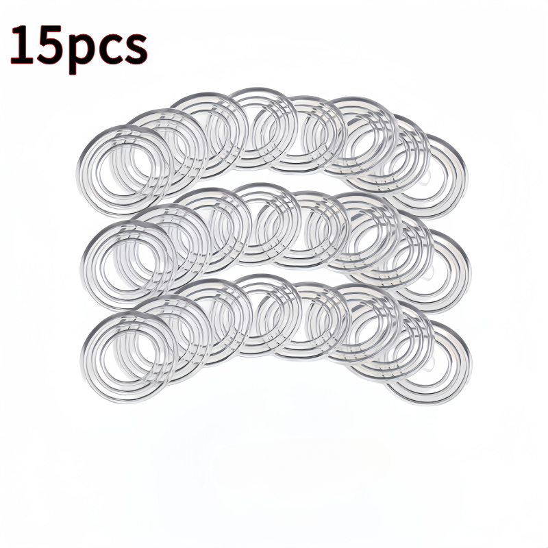 TEMU Antideslizante de PVC Transparente con - Circular Duradera para Mesas en Salas de Estar y Oficinas, Almohadillas para Muebles, para Familias