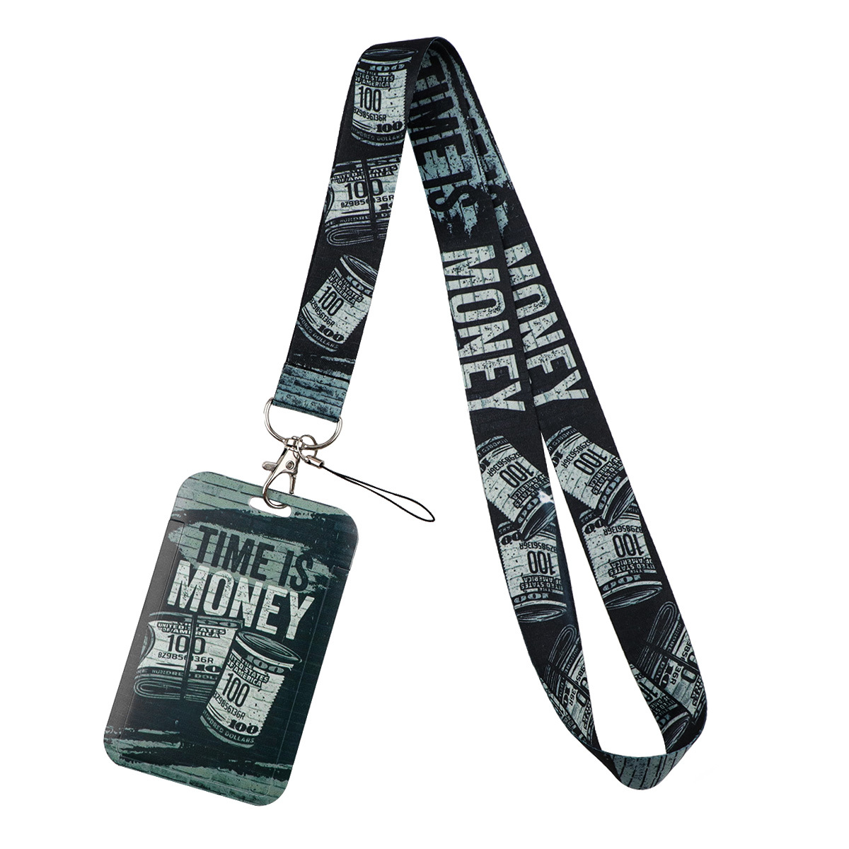 TEMU 1pc Lanière de Cou pour Clés, Carte d'Identité, Porte-Clés, Téléphone, Porte-Badge USB, Corde DIY, Lanière