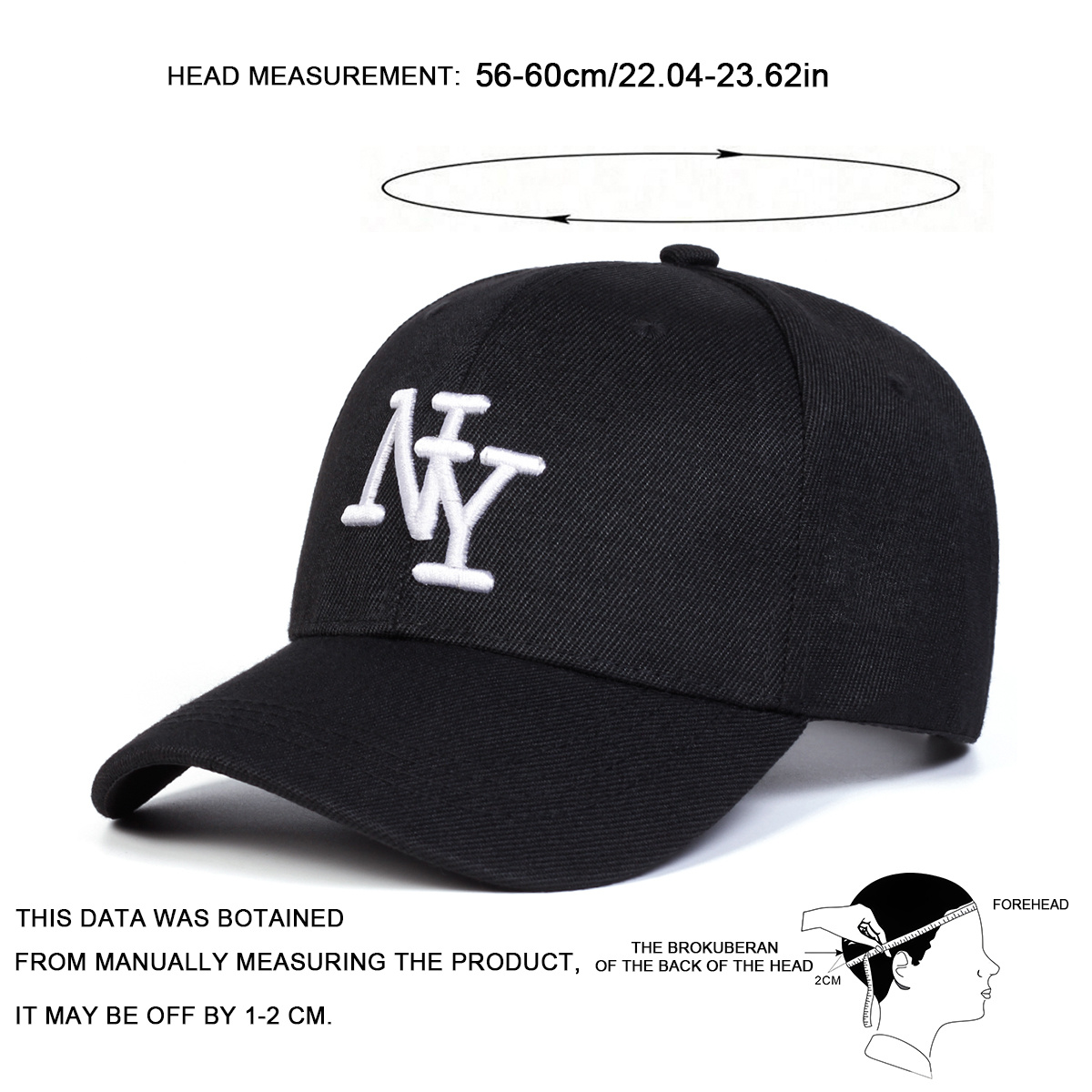 ny hat sold on Temu United States