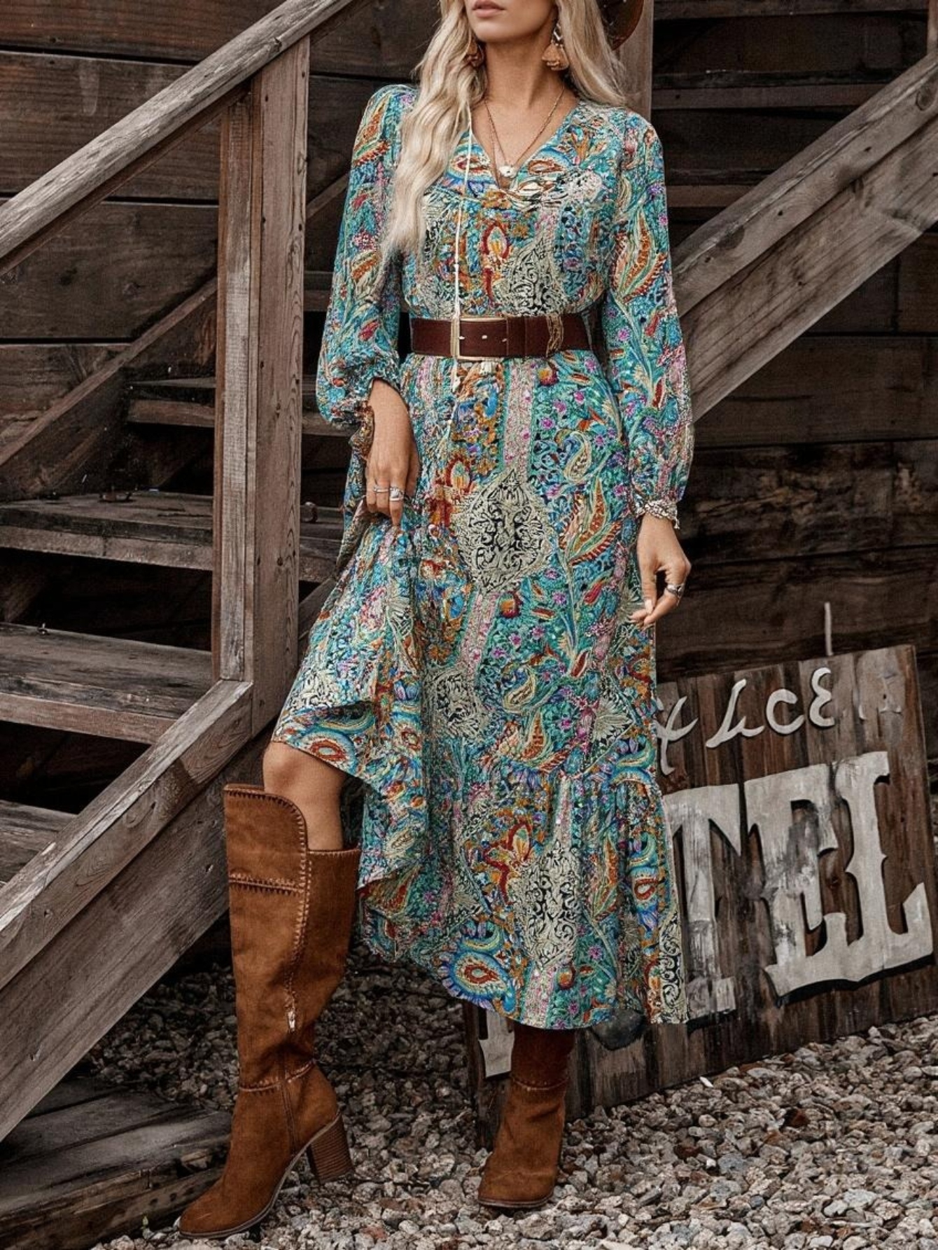sachin and babi light blue dress Centerville Western Stores