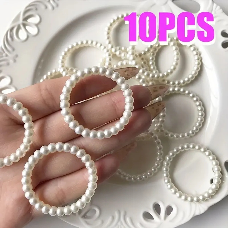 E-shop 10 Stück 39 mm große hohle Kreis Acrylperlen für Handyhüllen & Autodekorationen - Schmuckherstellung Zubehör