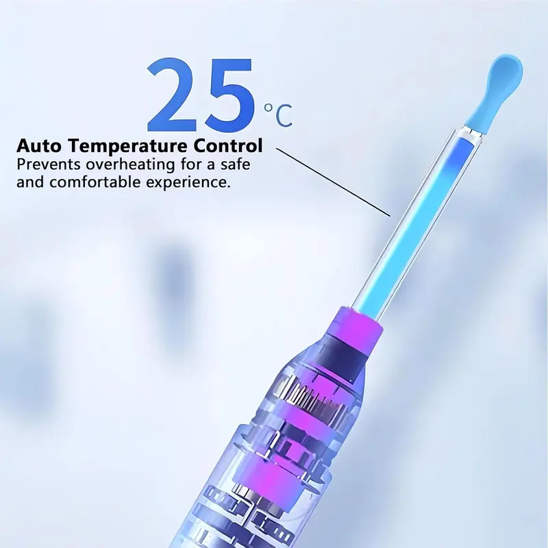 ear wax removal tool visual ear pick earwax removal tool with 6 ear pick covers visual ear pick with camera and light 7pcs ear pick set compatible with all mobile phones Product details 2