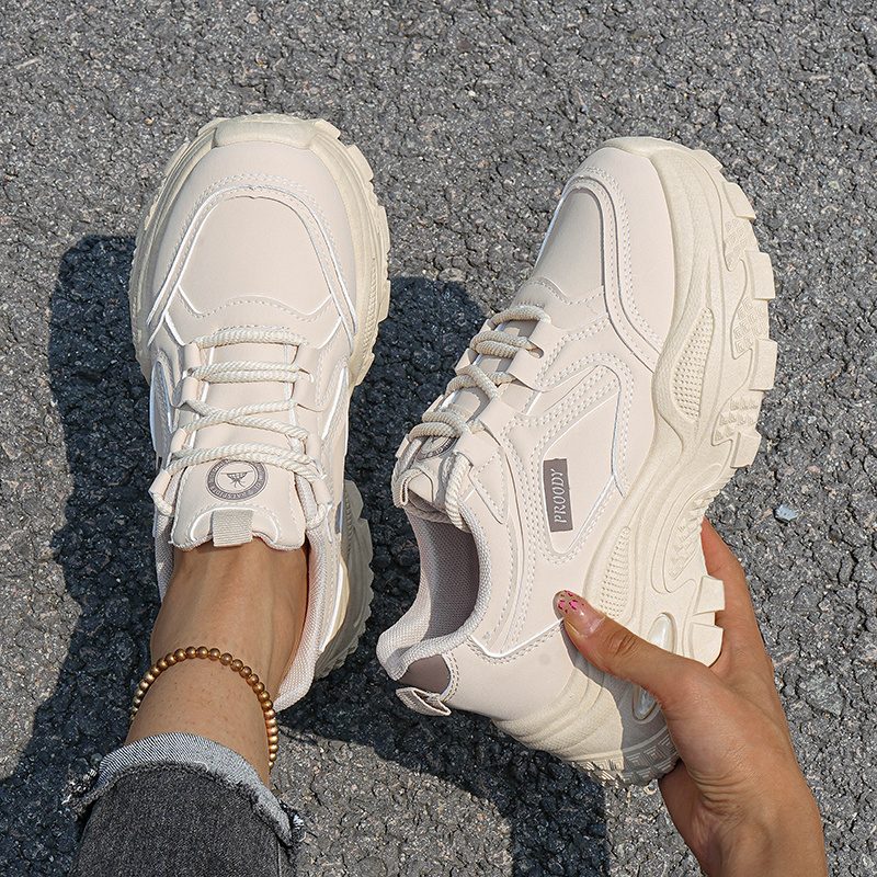 Women's Waterproof Platform Air Cushion Casual Sneakers
