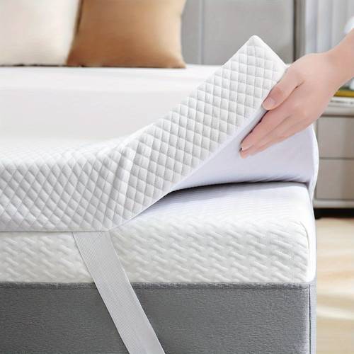 3 inch gel mattress topper ventilated high density pad for back bed topper with removable soft cover