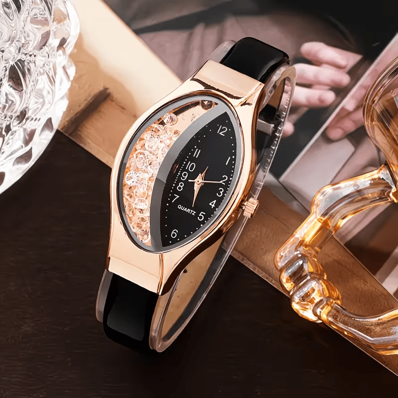 3pcs Elegant Women's Quartz Watches Set, Gift for Her