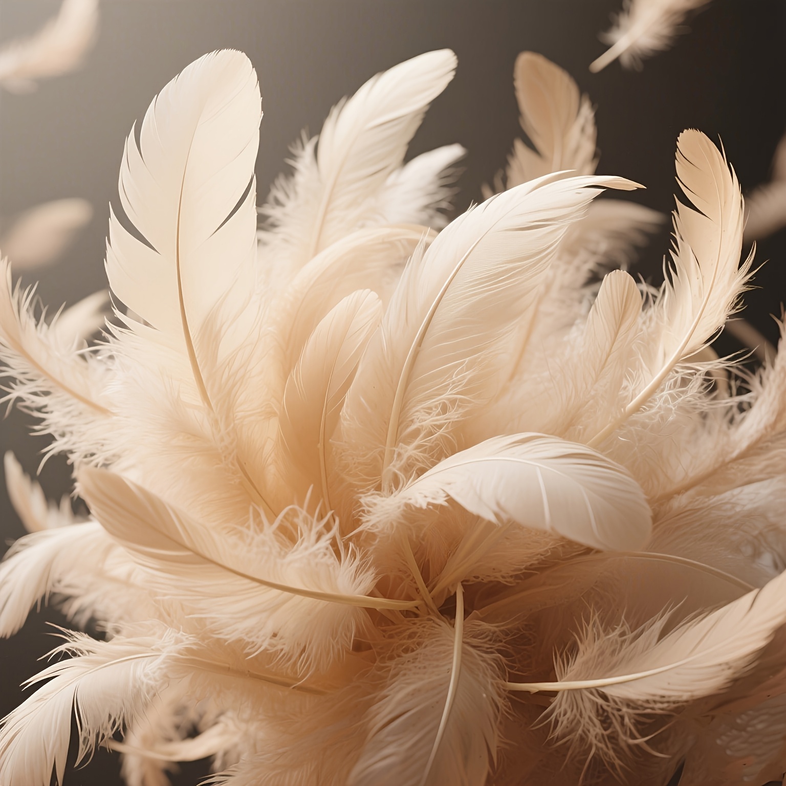 Image of 300pcs Colorful Macaron Pink Gradient Feathers- Soft And Fluffy Wedding Decor, Stage Backdrop, Party Supplies, Handmade Diy Craft Feathers, No Gift Box