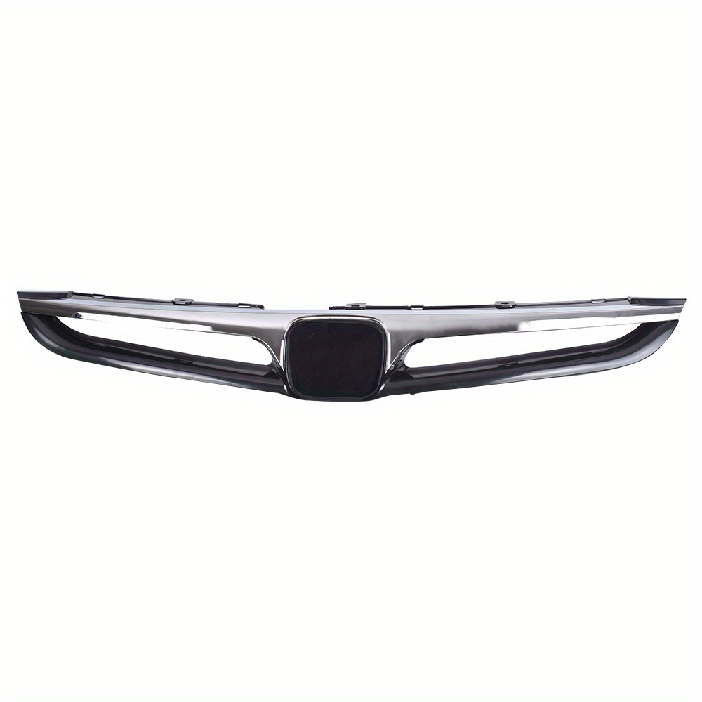 Black&Chrome Front Bumper Hood Replacement Grill For Honda Accord 2013 14 2015