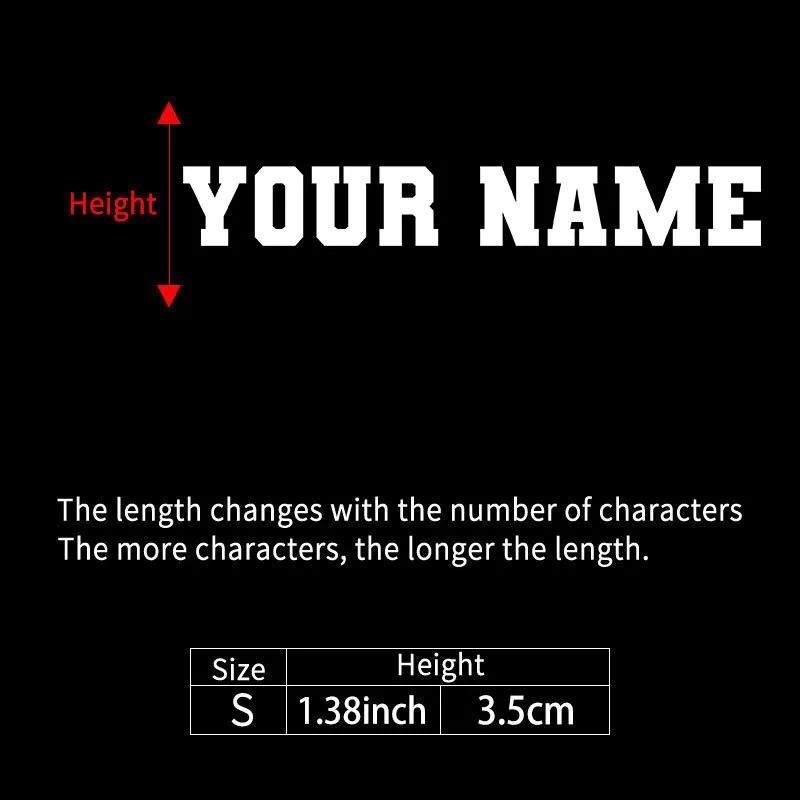 TEMU 1pc Custom Personalized Name Bike Frame Sticker, Waterproof Uv-resistant Vinyl Decal, Self-adhesive Text Customization Sticker, Suitable For