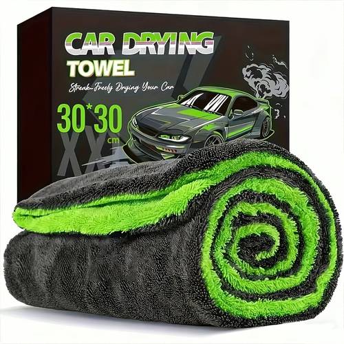 heavy duty suv truck towel drying double sided microfiber cloth strong absorbency scratch resistant quick drying car washing towel suitable for truck suv car machine washable extremely absorbent fabric for car detailing and maintenance