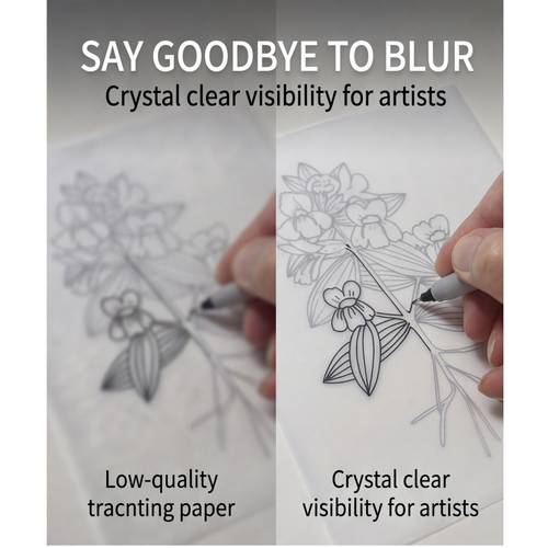 a4 size tracing paper 11 69 x 8 27 inches ideal for crafts copying calligraphy painting and writing art and projects school and office supplies