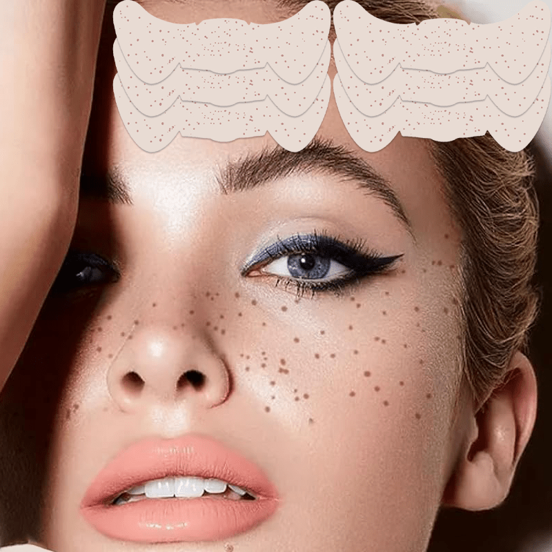 

Easy-apply Temporary Freckle Stickers - Natural Look Facial Makeup For Parties & Holidays, Fashionable Unique Accessory