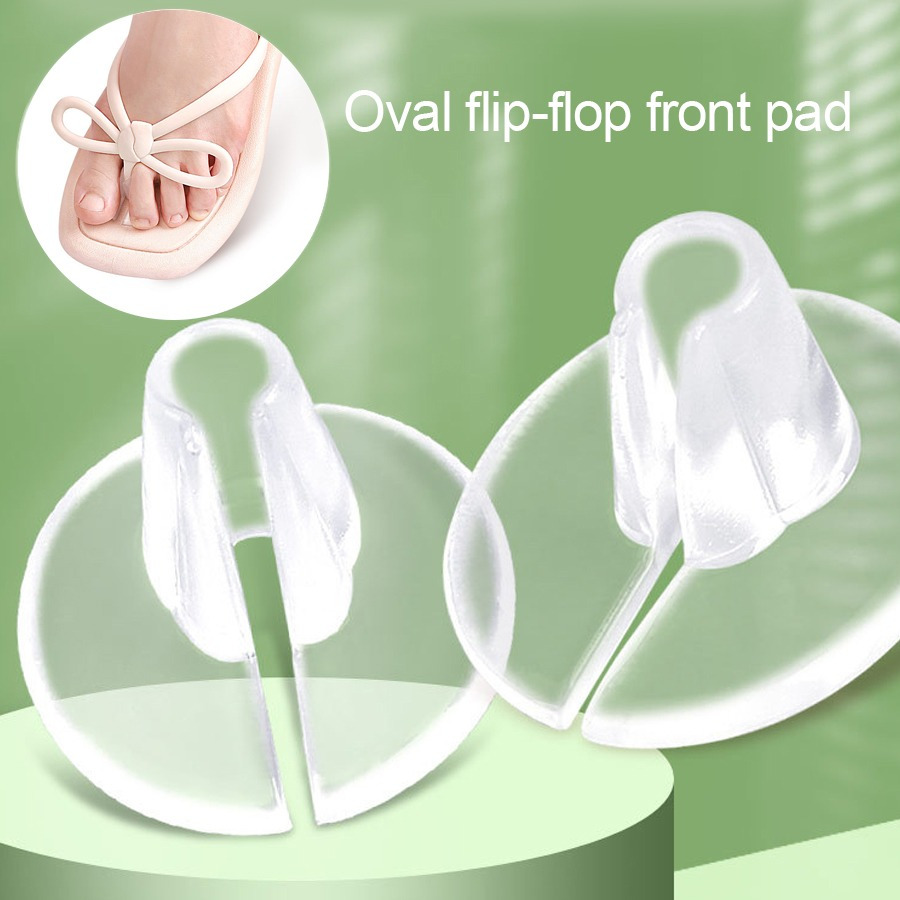 Plantillas de gel de silicona para sandalias de tiras y chanclas, con un  diseño antideslizante y protectores de dedos autoadhesivos para prevenir - Main Image