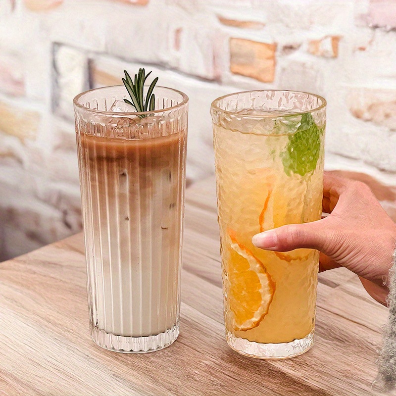 large capacity clear   cup with lid built in straw elegant modern tumbler for iced americanos home office or gifts durable glass construction spill proof design for hot cold beverages office drinkware contemporary drinkware premium drink container reusable drinkware gift   Product details 5