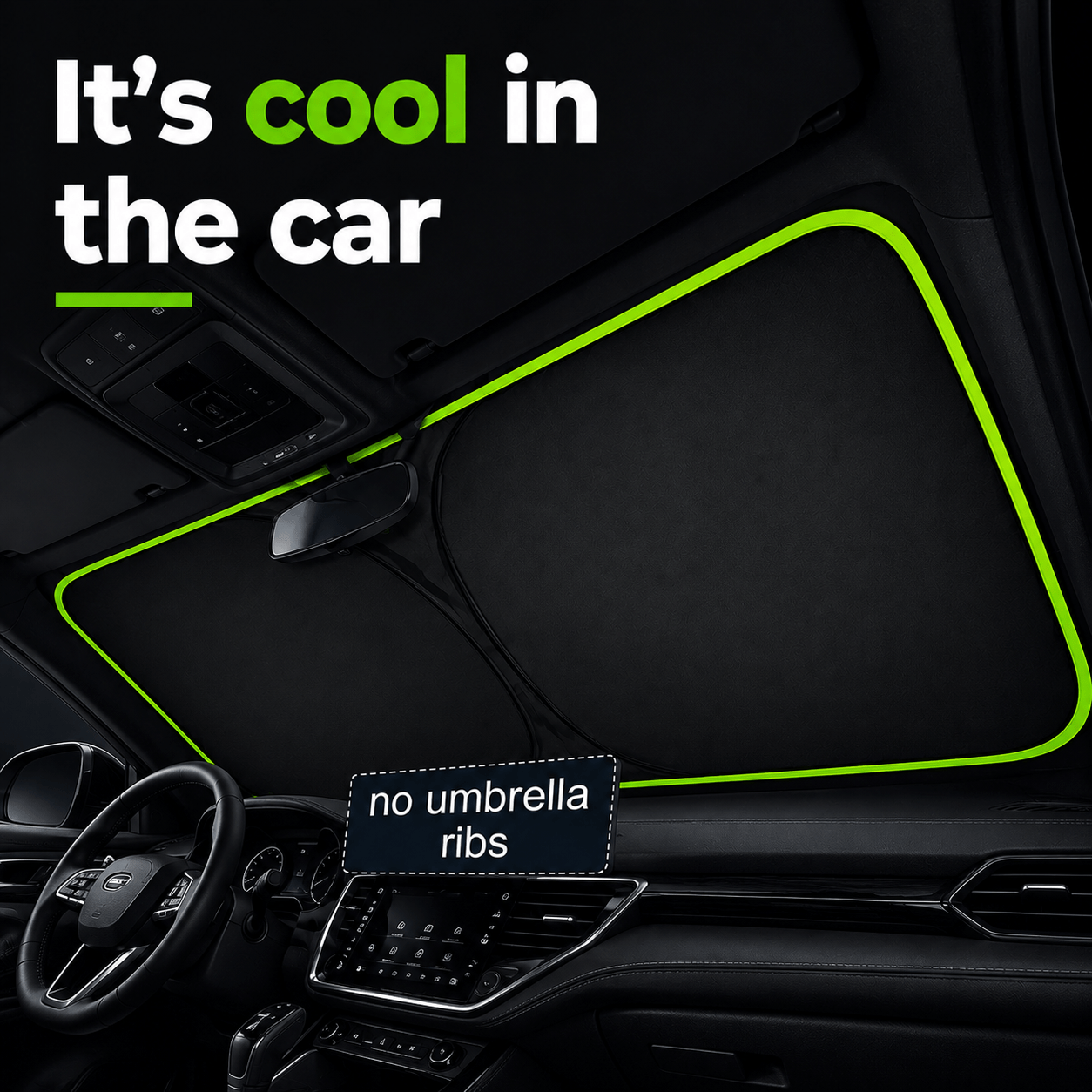 TEMU New Windshield Sunshade, Front Windshield Sunshade And Heat Insulation Cover, And Storage, Window Sunshade Curtain, Sun Visor, Foldable Car