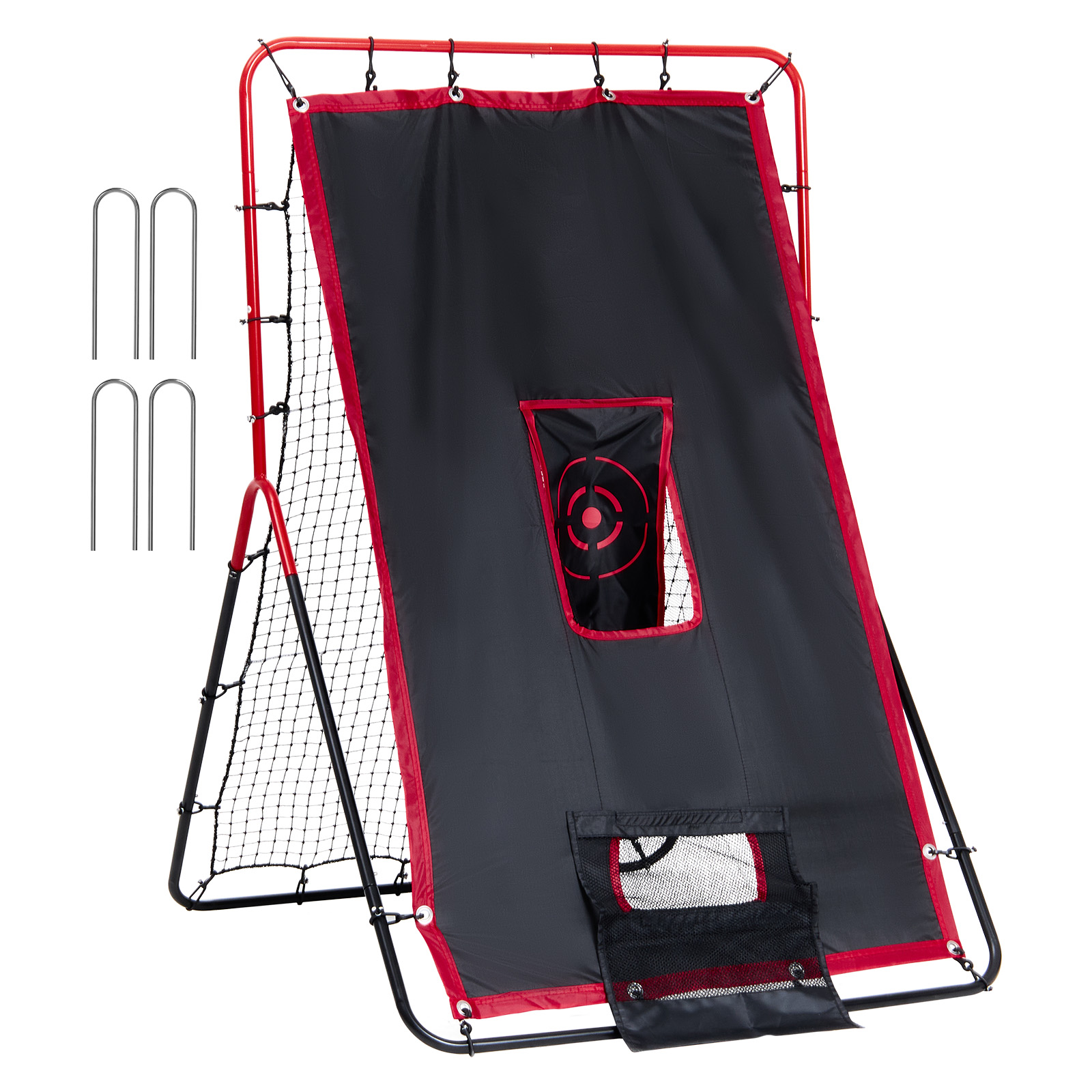 

Vevor And Net, 3.5 X 4.5 Ft Switch Hitter , Pitchback Pitching , Net For /throwing