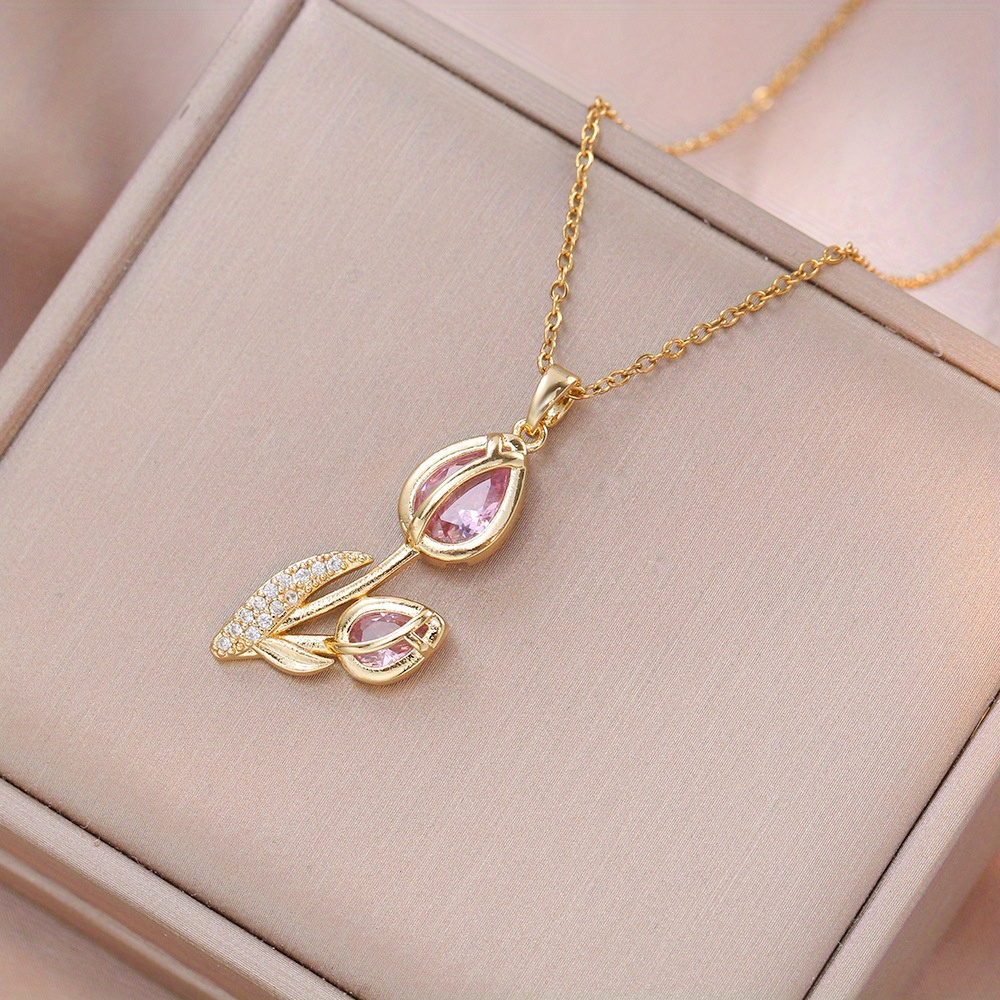 TEMU 1 stuks Tulp Bloem Ketting, Elegant en Veelzijdig, Perfect voor Banket- en Feestverrijkingen
