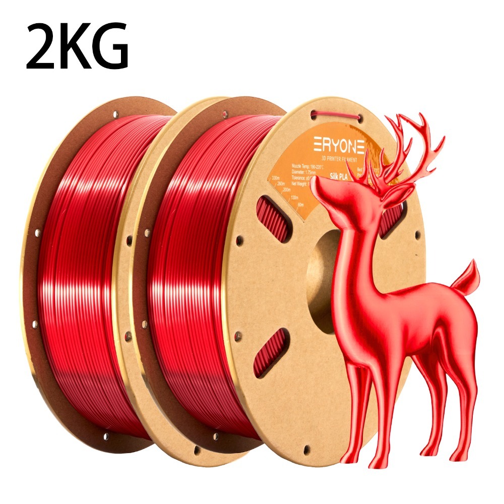 Image of 2 Rolls Eryone Pla-ultra Filament For 3d Printer - High-purity Pla Suitable For 3d Printing, Compatible For Fff/fdm, 1.75mm Wide Nozzle, Easy & Transition, For Hobbyists, Schools, Small Businesses