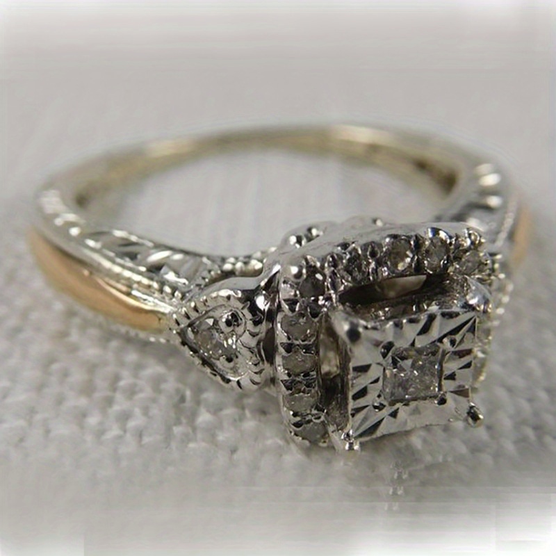 TEMU 1pc Vintage Fashion Personalized Ring Anniversary Gift Festival Birthday Party Jewelry