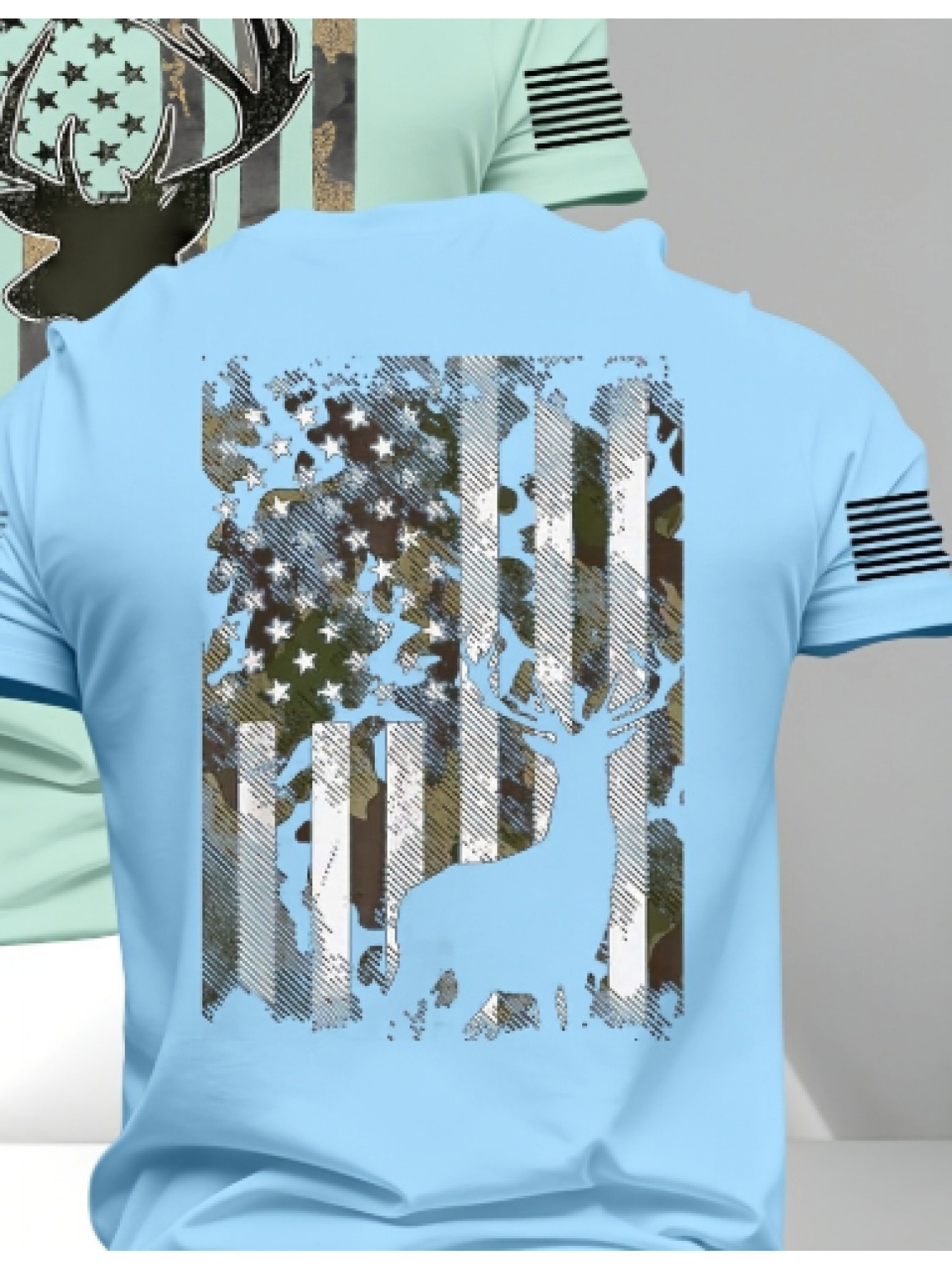 3-Pc Men'S Short-Sleeve T-Shirts, American Patriotism 250Th... product image 5