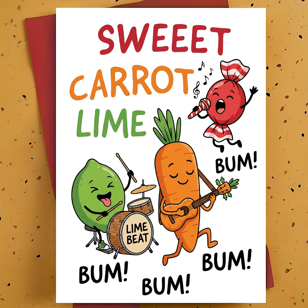 TEMU Funny Birthday Cards For Women - Birthday Card For Men - Funny Gifts For Him Her - ' Lime' - Happy Birthday Card For Mom Dad 5 X 7in With