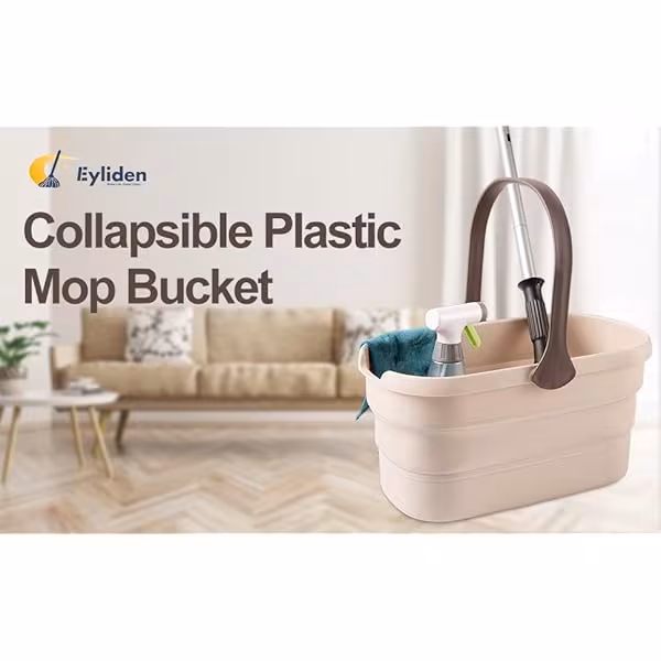 collapsible bucket bucket for cleaning mop 10l 2 6gallon foldable water pail portable handy basket for cleaning mop camping tailgating and more camping essentials outdoor utility compact storage spacesaving pail leakproof design Product details 0