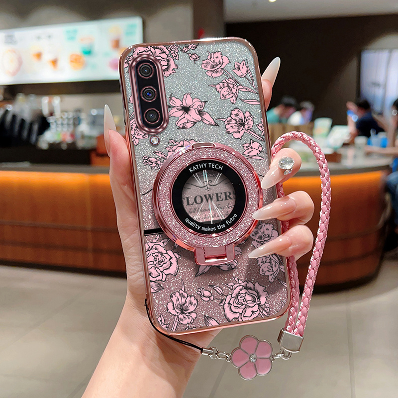 TEMU Phone Case: A30s Holder Case For A30s With Plating Shockproof Design Perfect For Fashion