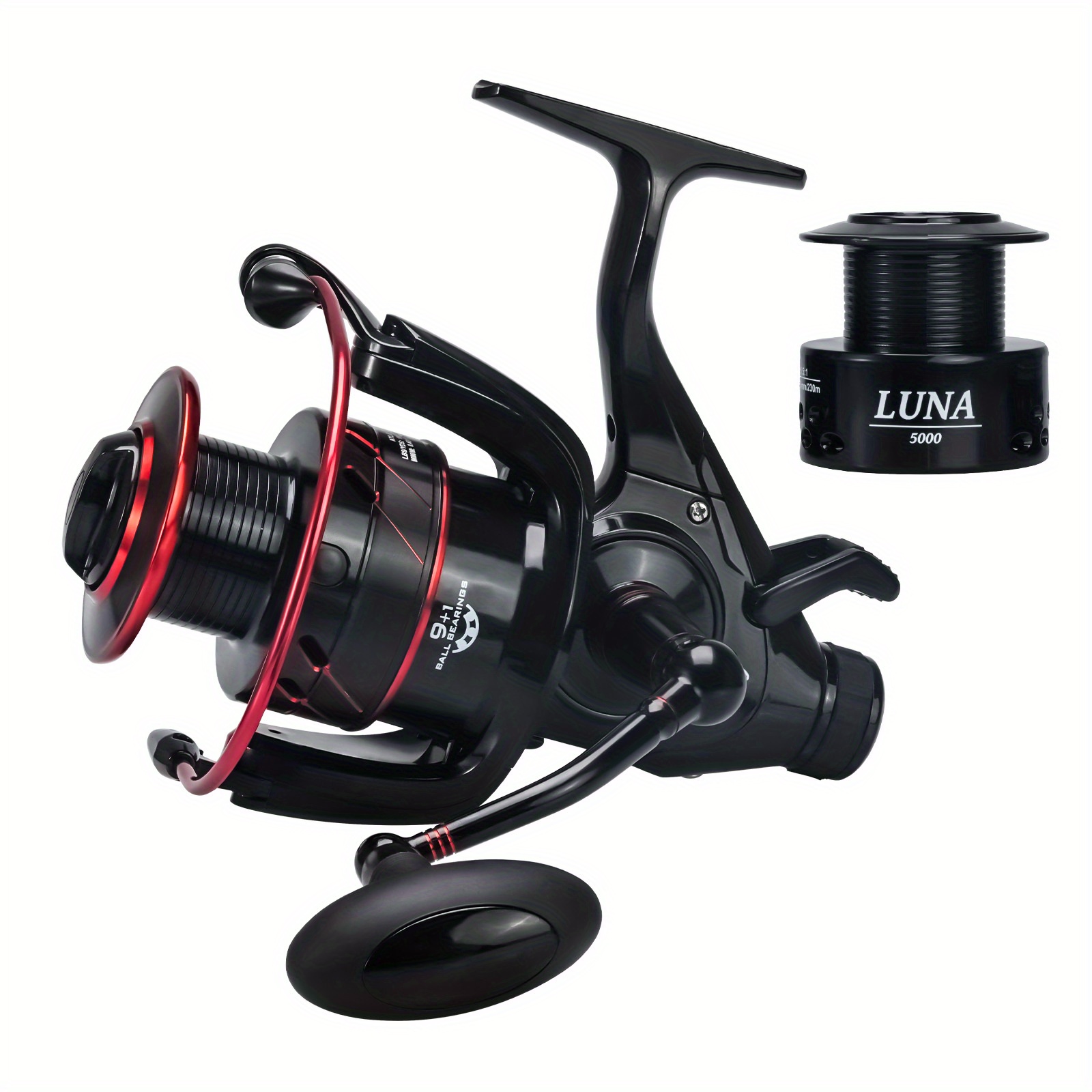Seaknight Carp Fishing Reel 9+1bb Freewheel Spinning Reel 5.5:1 Freshwater Reel 4000 5000 6000 Carbon Fiber Max 12kg
